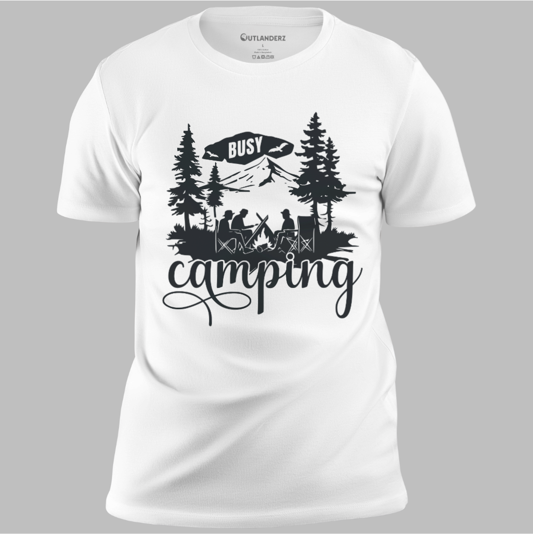 Busy Camping Tee