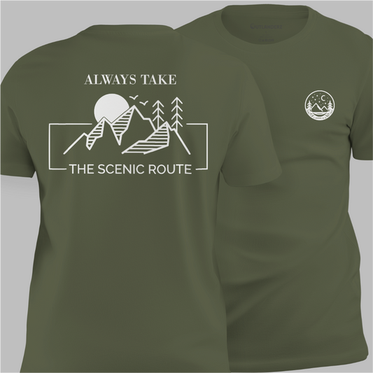 Always Take The Scenic Route Tee