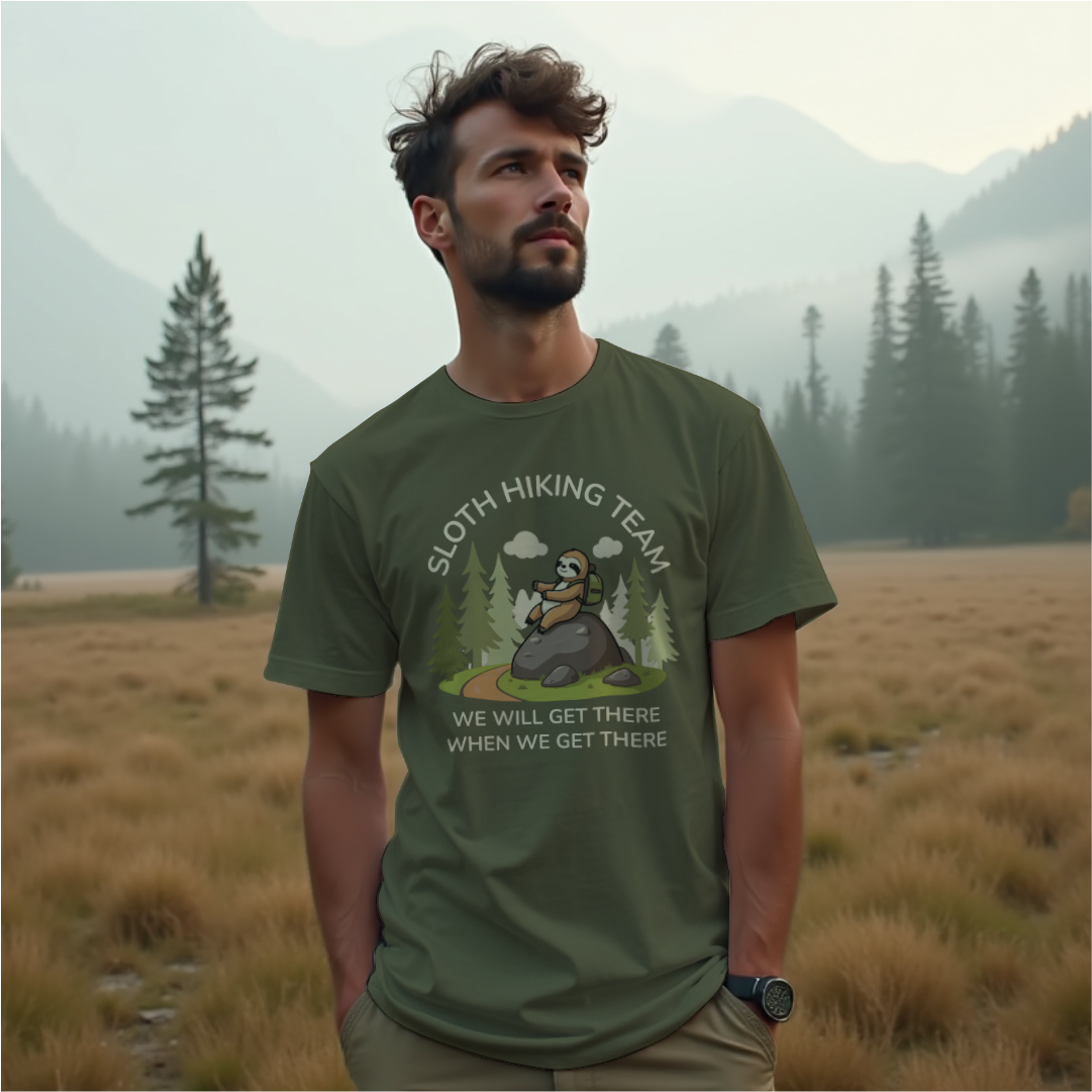 Sloth Hiking Team Tee