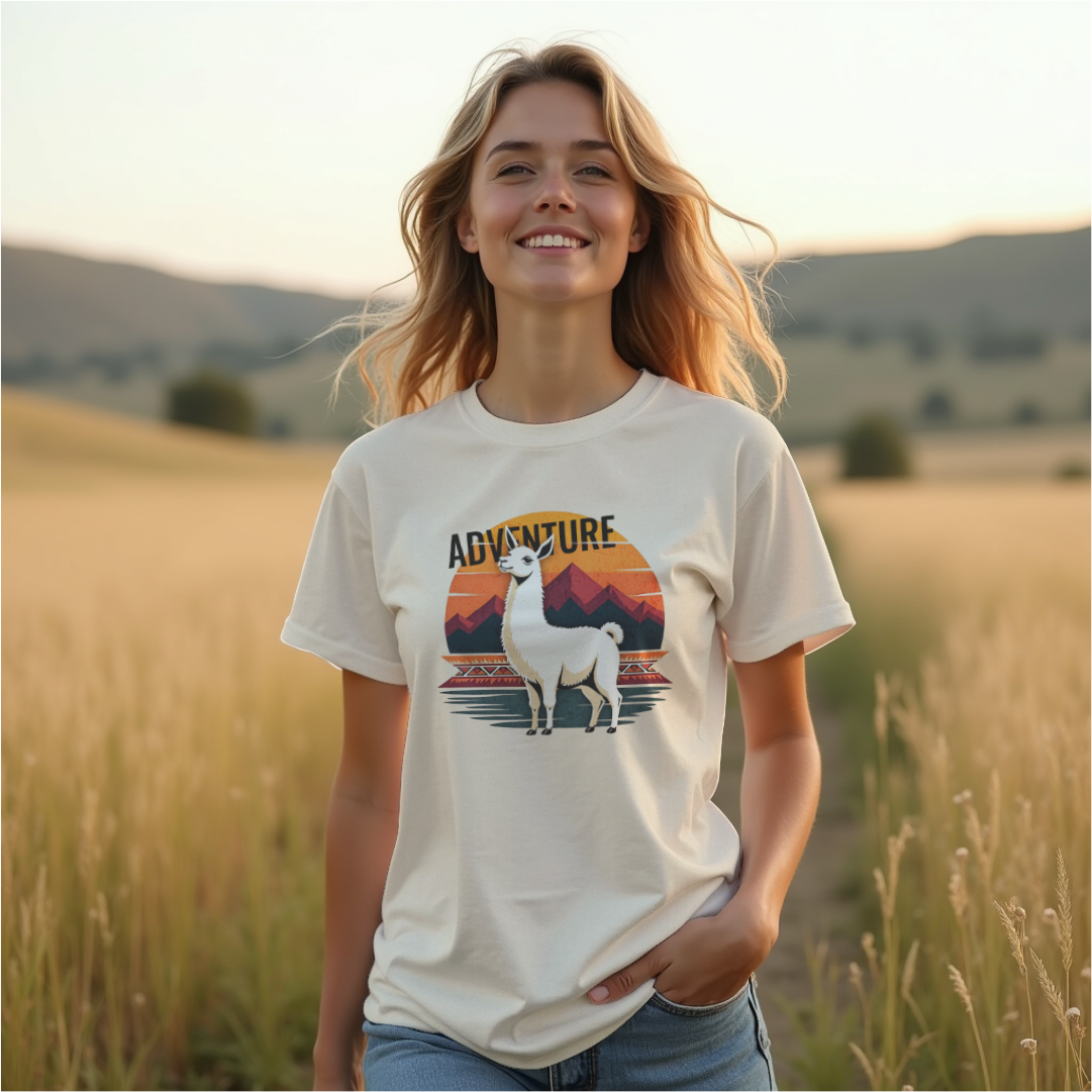 Adventure Llama Tee