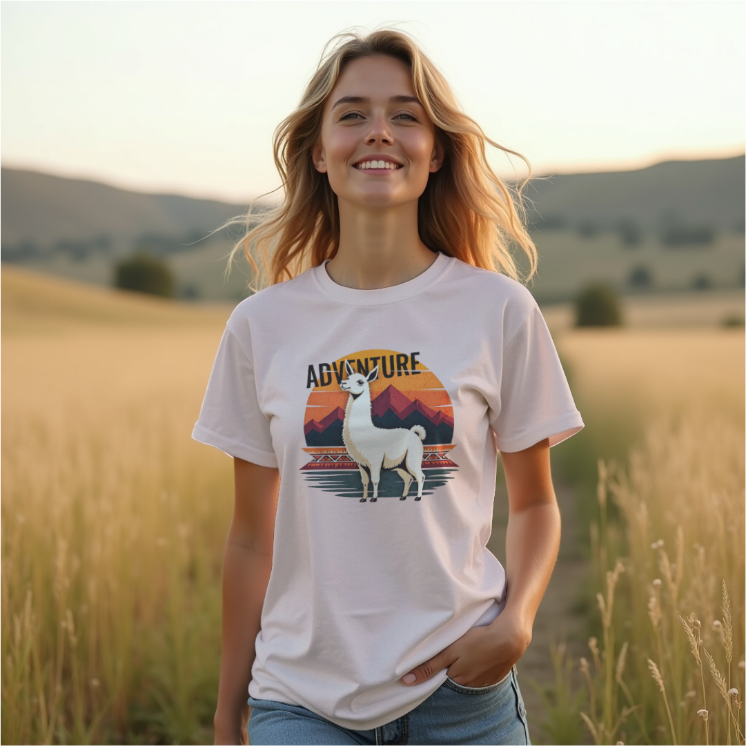 Adventure Llama Tee